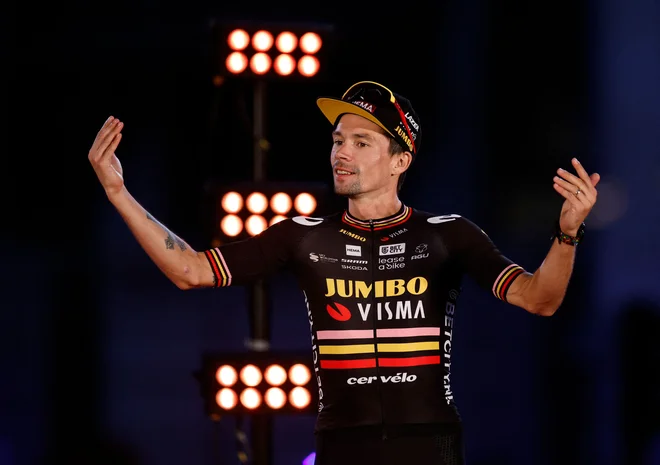 Primož Roglič bo slekel dres Jumba Visme. FOTO: Oscar Del Pozo/AFP