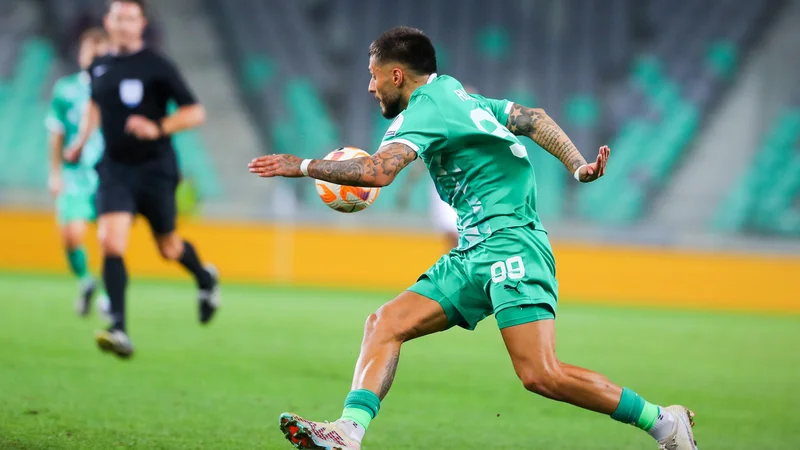 Fotografija: Nogometaši Olimpije so srečno prišli do zmage v Rogaški Slatini. FOTO: Matej Družnik/Delo