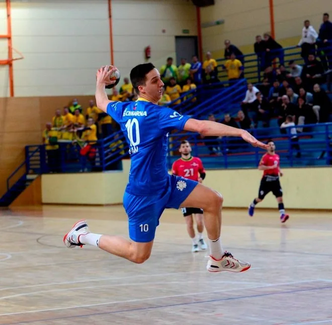 Tim Cokan je bil najboljši strelec Celja. FOTO: Slavko Kolar