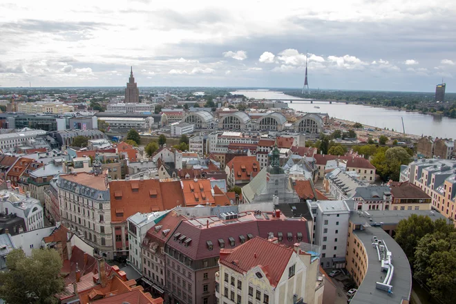 Panorama z zvonika cerkve sv. Petra FOTO: Lev Furlan Nosan