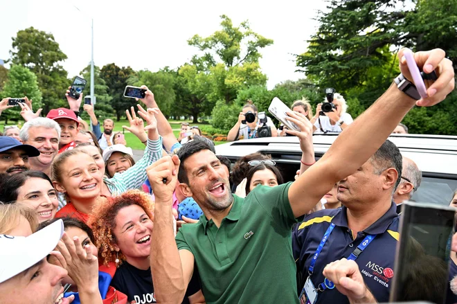 Novak Đoković je januarja desetič osvojil OP Avstralije. FOTO: Saeed Khan/AFP