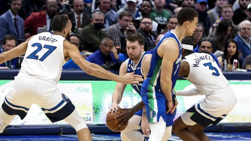 Fotografija: Za Luko Dončića se bo liga NBA začela šele čez tri tedne. FOTO: Kevin Jairaj/USA Today Sports