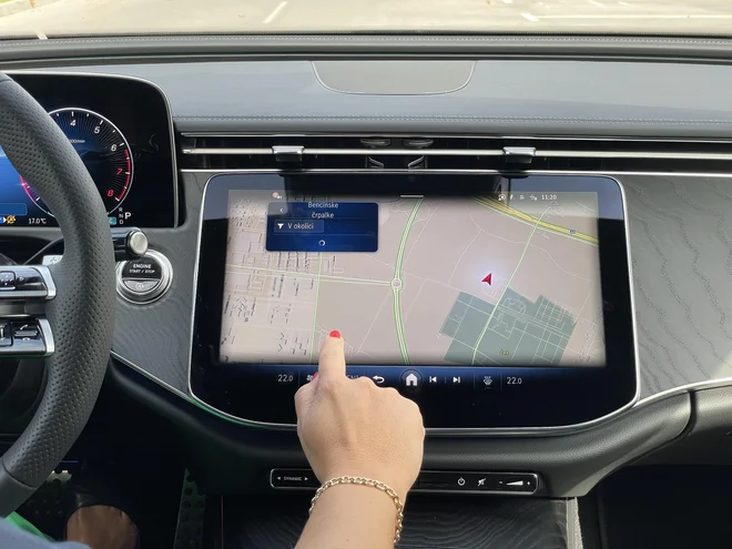 Notranjost je zasnovana na novo in precej digitalizirana.
FOTO: Mercedes