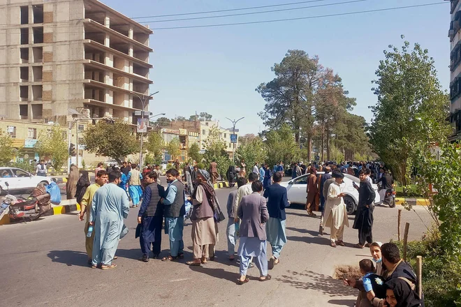 Afganistan je stresel močan potres. FOTO: Afp