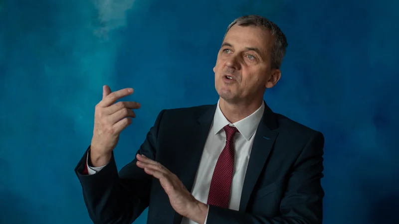 Fotografija: Danijel Levičar je prvi koordinator projekta Jek2 v vladi. FOTO: Voranc Vogel/Delo