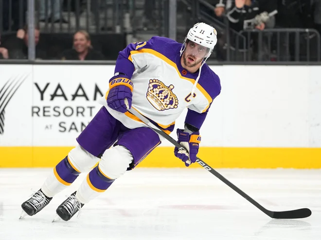 Tako kot vsi akterji v NHL tudi Anže Kopitar nestrpno pričakuje začetek nove sezone. FOTO: Stephen R. Sylvanie/USA Today Sports