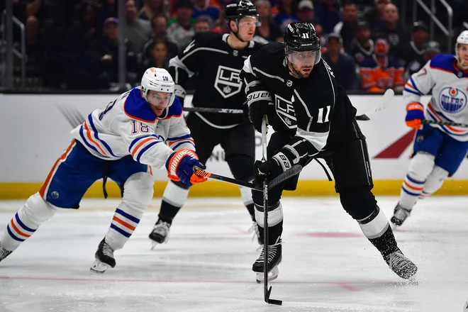 Anže Kopitar vstopa v svojo 18. sezono na ledenih ploskvah NHL. FOTO: Gary A. Vasquez/USA Today Sports