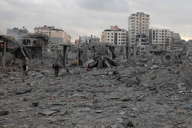 Uničeni domovi FOTO: Mohammed Abed/AFP