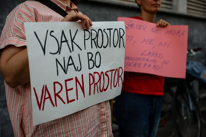 Nevladne organizacije opozarjajo, da je veliko poskusov relativizacije nasilja in banaliziranja izkušenj žrtev. FOTO: Črt Piksi/Delo