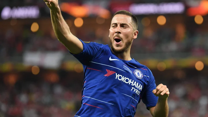 Fotografija: V Chelseaju je bil Eden Hazard eden najboljših nogometašev na svetu. FOTO: Kirill Kudryavtsev/AFP