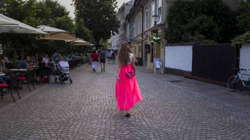 Fotografija: Prizor z ljubljanskih ulic avgusta 2015. Fotografija je simbolična. FOTO: Voranc Vogel/Delo