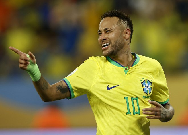 Neymar je prispeval podajo za edini gol Brazilcev. FOTO: Adriano Machado/Reuters