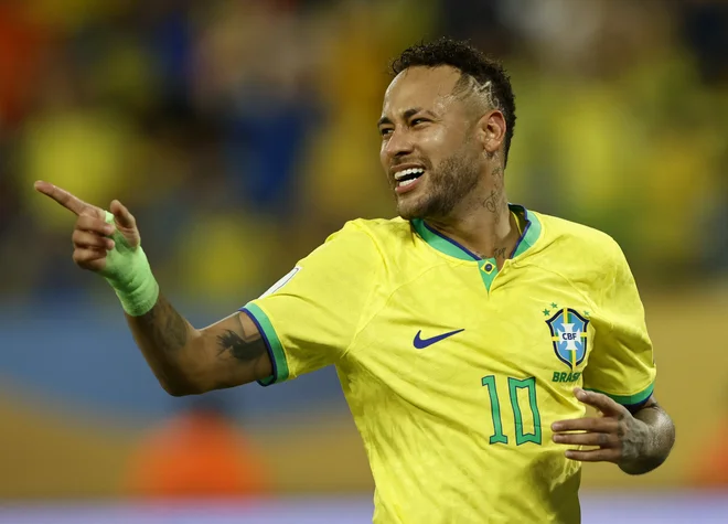 Neymar je prispeval podajo za edini gol Brazilcev. FOTO: Adriano Machado/Reuters