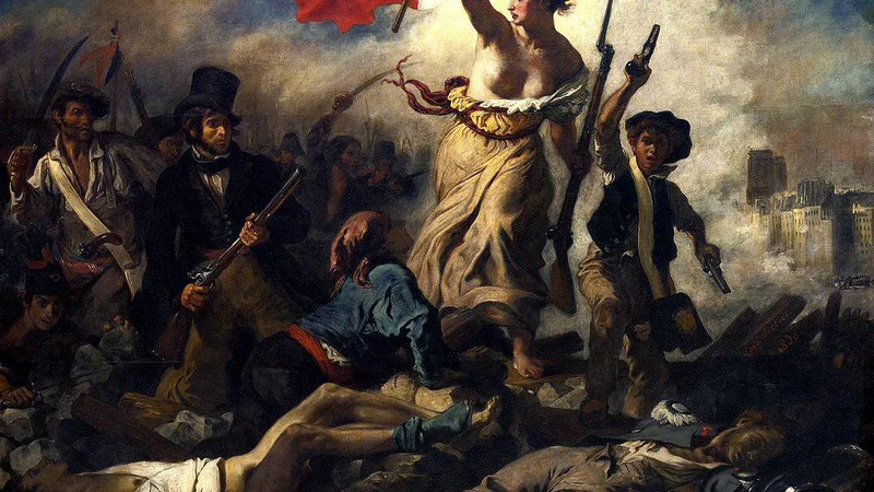 Fotografija: Eugene Delacroix: Svoboda vodi ljudstvo, 1830. FOTO: promocijsko gradivo