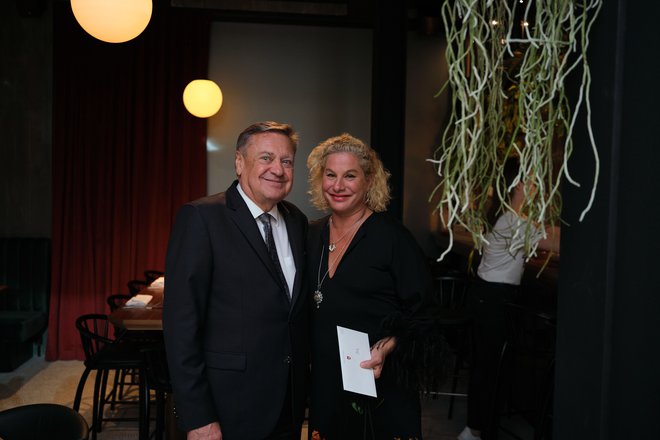 Ana Roš z ljubljanskim županom Zoranom Jankovićem na včerajšnjem odprtju. FOTO: As Hotel