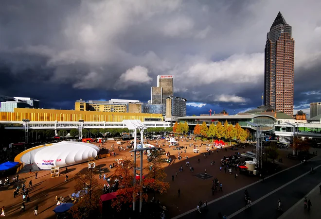 Agora frankfurtskega sejmišča. FOTO: Igor Bratož