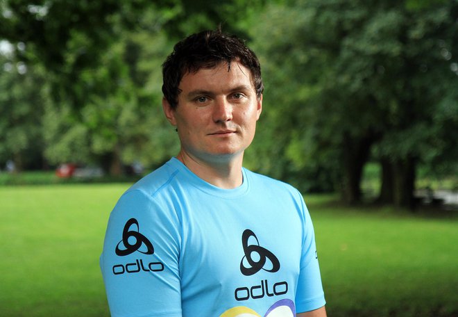 Klemen Laurenčak je profesor športne vzgoje in trener tekaških skupin. Foto Jože Suhadolnik