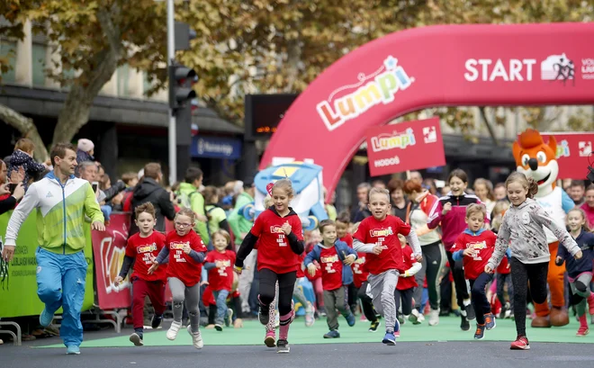 Lumpi tek je najbolj simpatična prireditev Ljubljanskega maratona. Foto Roman Šipić