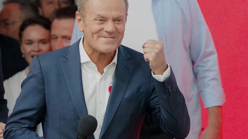 Fotografija: Tusk je šel na volitve z ambicijo, da ustavi konservativno revolucijo, ki jo je skoraj desetletje izvajala stranka Zakon in pravičnost. FOTO: Afp
