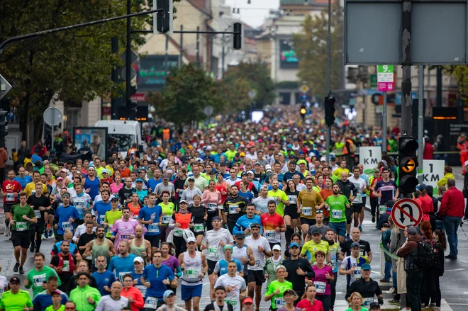 Ljubljanski maraton leta 2022 Foto Voranc Vogel