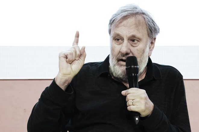 Njegov nastop na Frankfurtskem knjižnem sejmu je vzbudil veliko pozornosti. FOTO: Ram