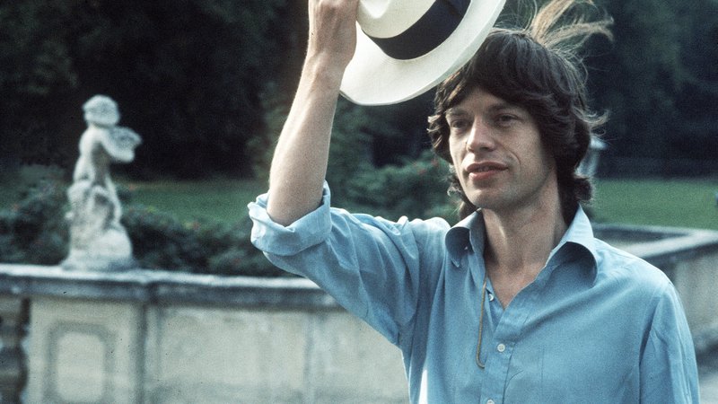 Fotografija: Mick oktobra 1973 na Dunaju. 50 let kasneje lahko rečemo samo: klobuk dol! FOTO: Anwar Hussein/PA Images/Reuters Connect