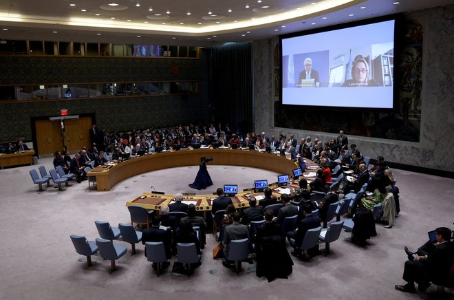 Sanja Štiglic je poudarila, naj se Izrael brani proporcionalno in v skladu z mednarodnim pravom. FOTO: Shannon Stapleton/Reuters