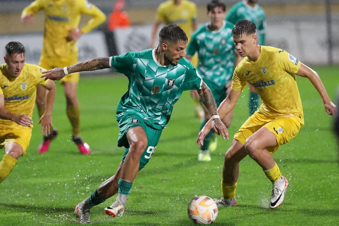 Rui Pedro je glavni napadalni adut zmajev, njegove zadetke bodo potrebovali tudi proti Klaksviku. FOTO: Blaž Samec