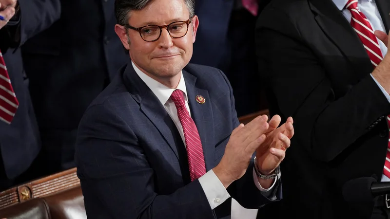 Fotografija: Novi predsednik ameriškega predstavniškega doma Mike Johnson. Foto Nathan Howard/Reuters