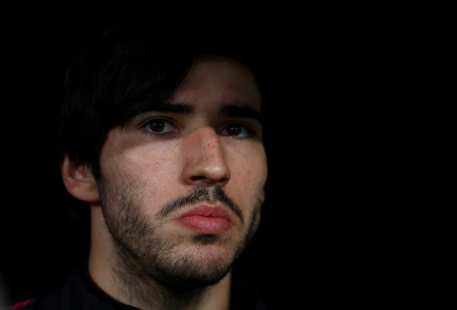 Sandro Tonali si je zatemnil ime. FOTO: Lee Smith/Reuters