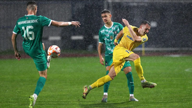 Fotografija: Nogomet Domžale - Olimpija 21.10.2023 Ratnik in Muhamedbegović