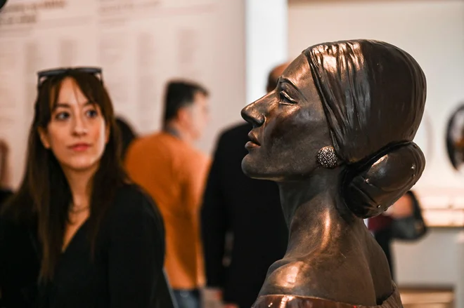 Prihodnje leto bo prišel v kinodvorane biografski film o Marii Callas
z Angelino Jolie v glavni vlogi. FOTO: Theophile Bloudanis/AFP