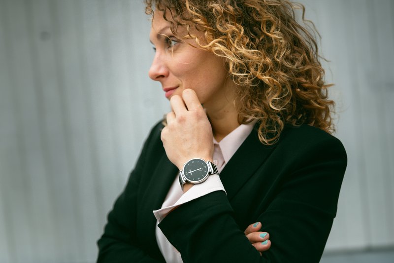 Fotografija: Ilka Štuhec ima novo osebno asistentko: uro Huawei Watch GT 4. FOTO: Huawei