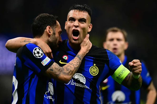 Lautaro Martinez je pravi kapetan v vseh pomenih besede. Foto Marco Bertorello/AFP