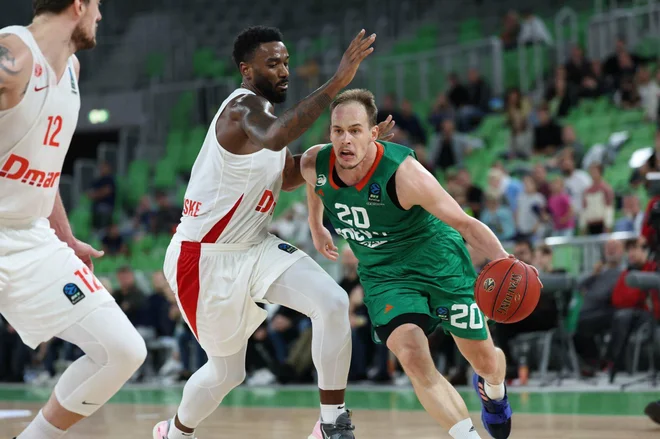Klemen Prepelič je bil najboljši Olimpijin strelec. FOTO: Cedevita Olimpija