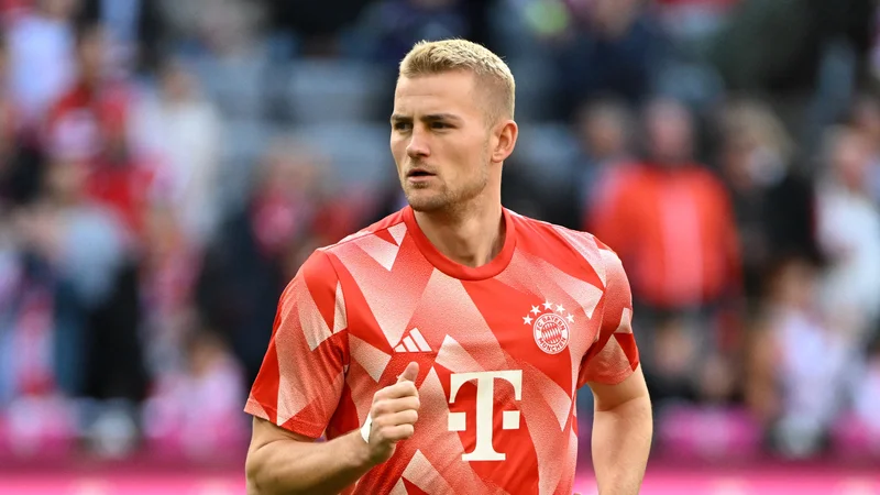 Fotografija: Matthijs de Ligt bo moral počivati. FOTO: Angelika Warmuth/Reuters
