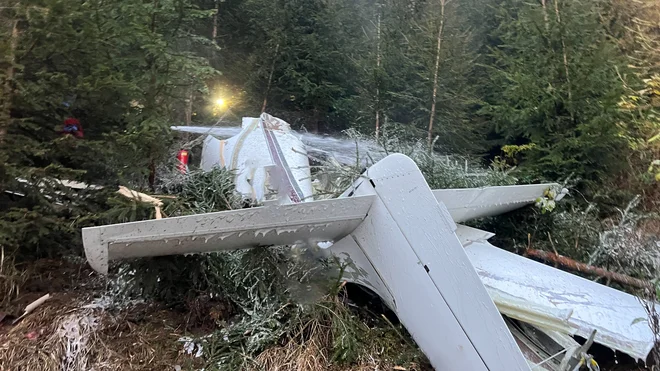 Letalo tipa Cirrus SR-20 je iz hrvaške prestolnice proti Salzburgu poletelo malo pred 14. uro. FOTO: Thomas Keidel/AFP