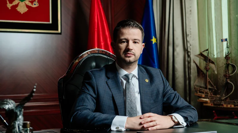 Približevanje EU bo ena od glavnih tem, o katerih se bo črnogorski predsednik Jakov Milatović pogovarjal med uradnim obiskom v Sloveniji. Foto urad črnogorskega predsednika