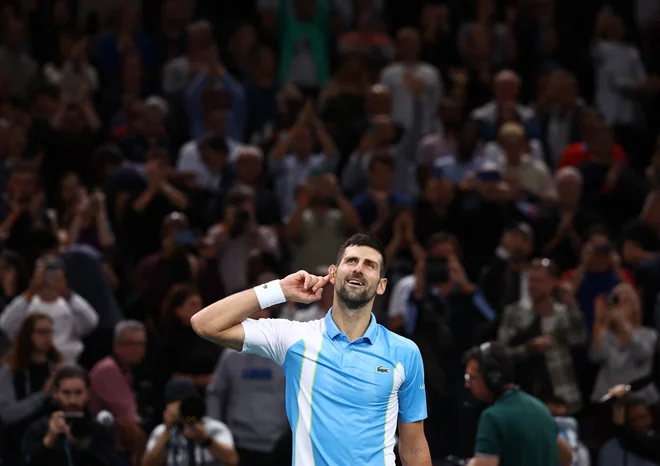 Novak Đoković lovi že svoj sedmi naslov v Parizu. FOTO: Stephanie Lecocq/Reuters