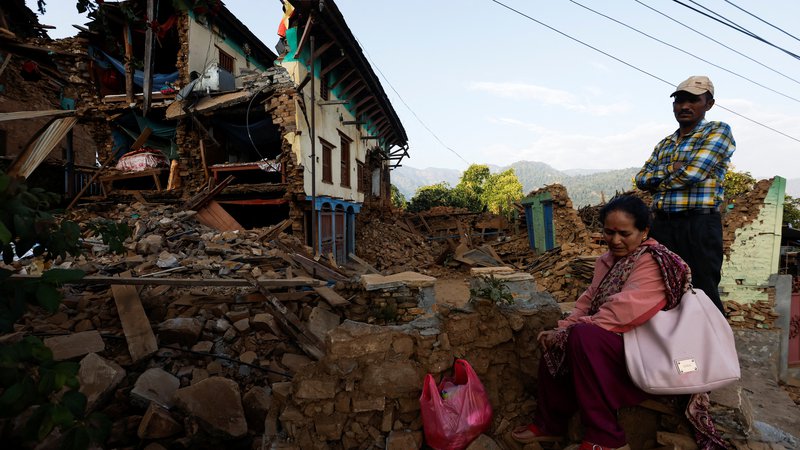 Fotografija: Jajarkot po potresu. FOTO: Navesh Chitrakar/Reuters