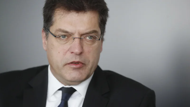 Fotografija: Evropski komisar Janez Lenarčič. FOTO: Leon Vidic/Delo