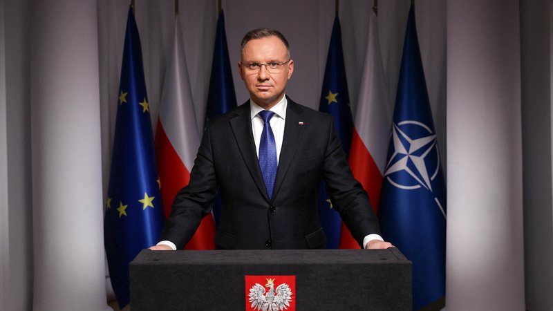 Fotografija: Poljski predsednik Andrzej Duda FOTO: Przemyslaw Keler via Reuters
