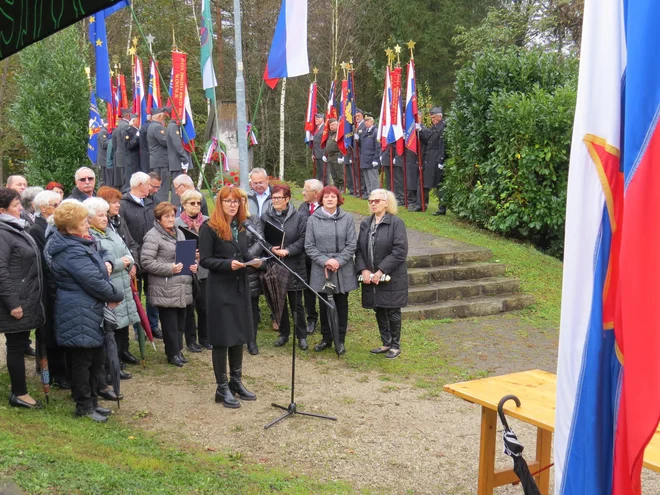 Po prepričanju Andreje Katič brez NOB Slovenci ne bi mogli uresničiti večstoletnih sanj o svoji državi. FOTO: Bojan Rajšek/Delo
