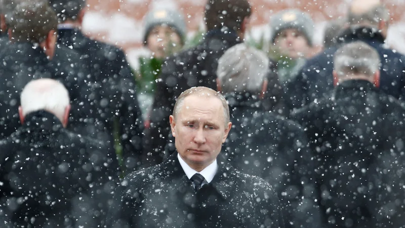 Fotografija: Odločitev o odstopu Ruske federacije od pogodbe o konvencionalnih oboroženih silah v Evropi je že maja sprejel ruski predsednik Vladimir Putin. FOTO: Sergej Karpuhin/Reuters