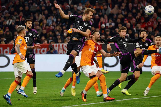 Harry Kane je bil znova jeziček na tehtnici ob Bayernovi zmagi. FOTO: Michaela Rehle/AFP