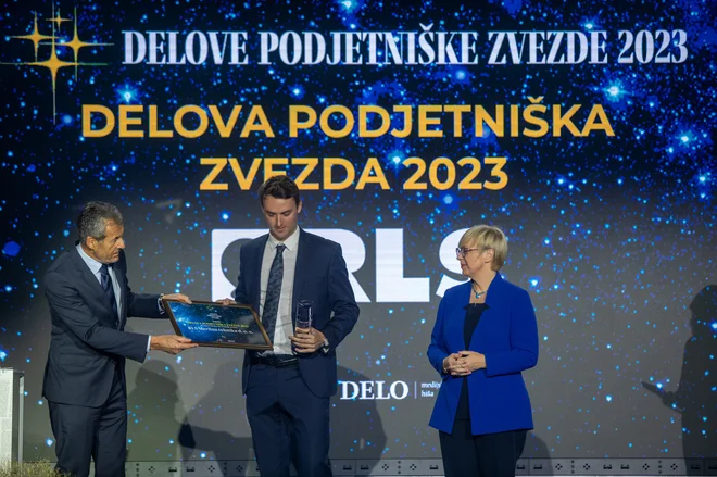 Delova podjetniška zvezda 2023 je RLS Merilna tehnika. FOTO: Voranc Vogel/Delo