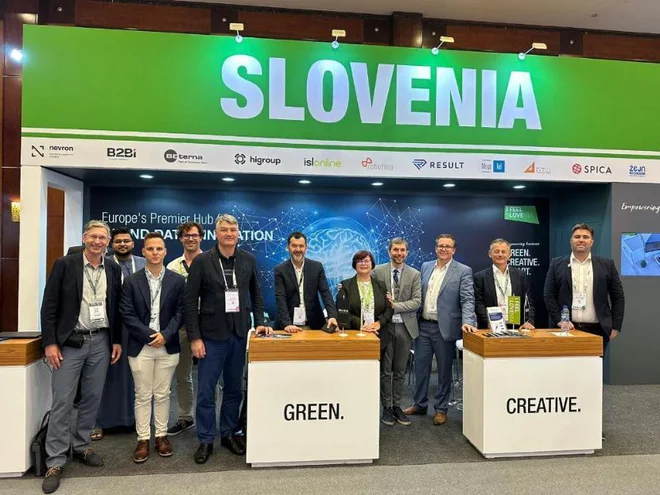 Slovenski razstavni prostor na Gitex Global 2023 FOTO: SPIRIT Slovenija