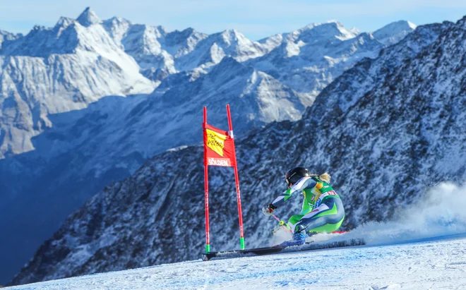 Ana Bucik je sezono v Söldnu odprla z 11. mestom v veleslalomu. FOTO: Matej Družnik