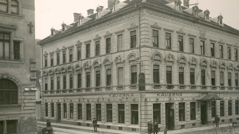 Fotografija: Hotel Evropa je zacvetel med obema vojnama. FOTO: Zgodovinski arhiv Celje