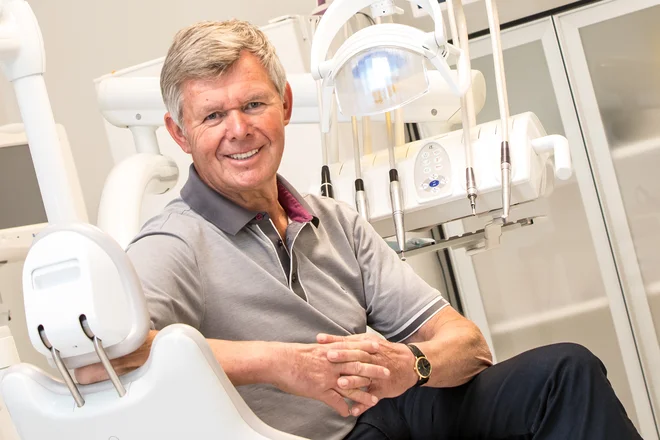 Tudi Boris Kopitar si je povrnil nasmeh v kliniki Ortoimplant Dental Spa. FOTO: Ortoimplant Dental Spa